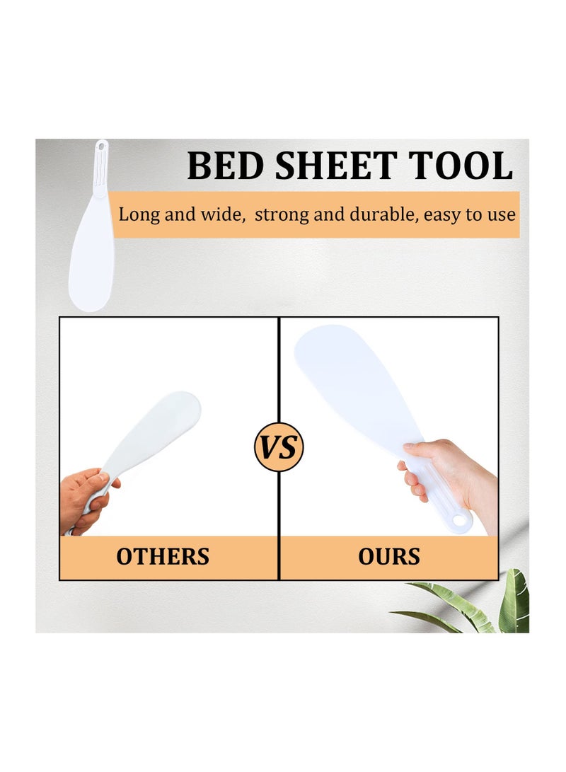 Mattress Lifter Bed Sheet Tool Extra Long Bed Making Tool Mattress Lifter for Changing Sheets Bedsheet Change Helper Tucking Paddle for Bedding Duvets Sheets Making Neatly and Easy(Set of 2)