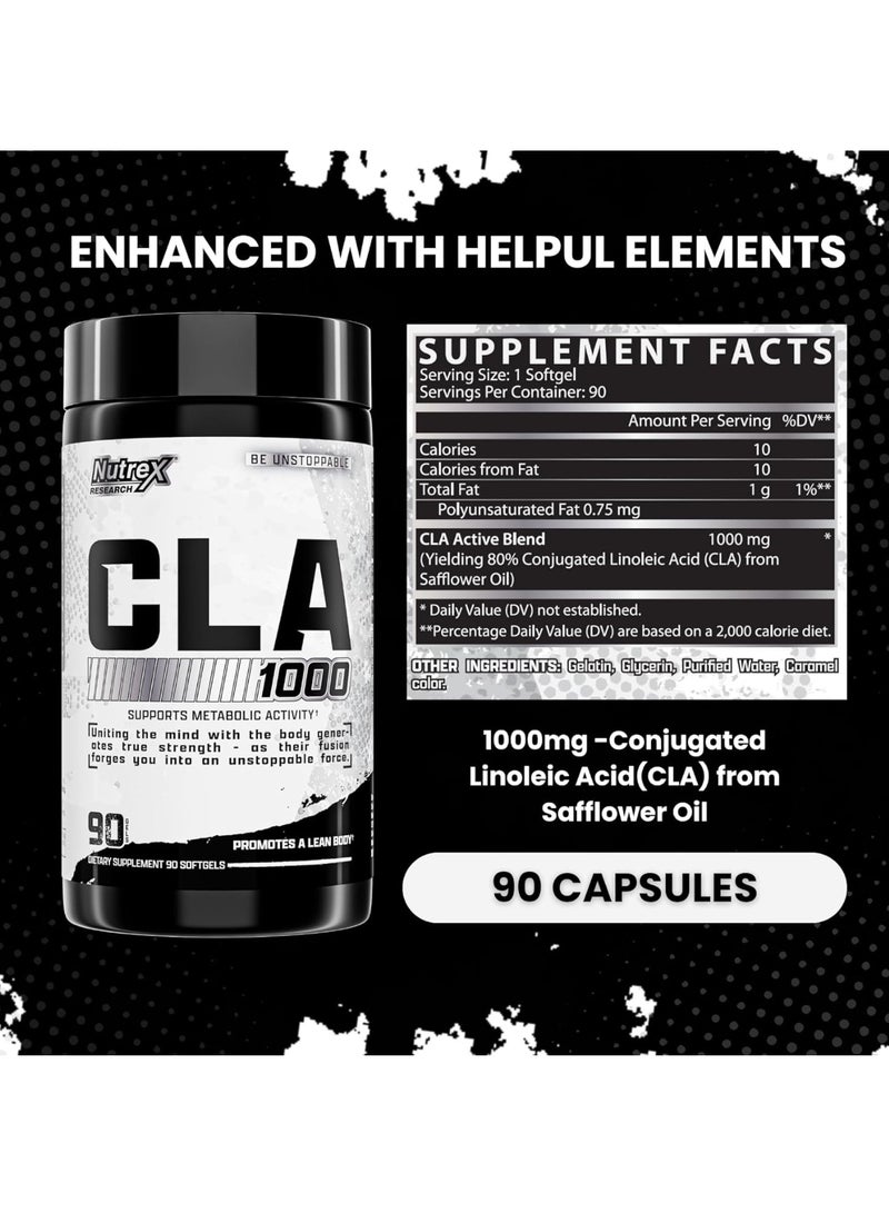 Nutrex CLA 1000mg, 90 Softgels