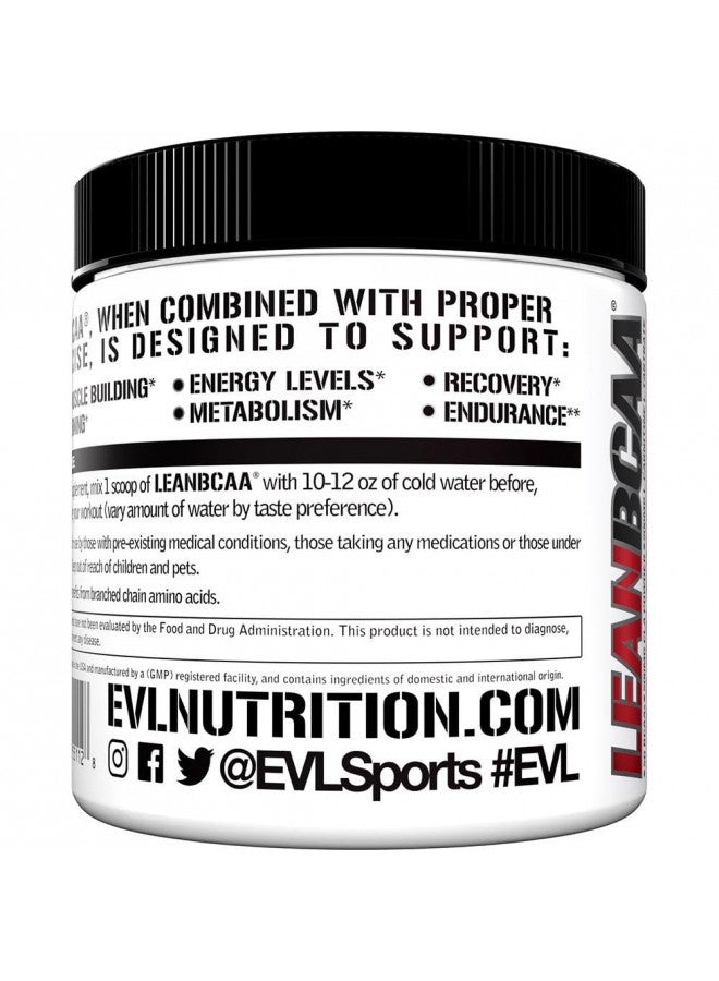 Evlution Nutrition LeanBCAA, BCAAs, CLA and L-Carnitine, Stimulant-Free, Recover and Burn Fat, Sugar and Gluten Free, 30 Servings (Fruit Punch)