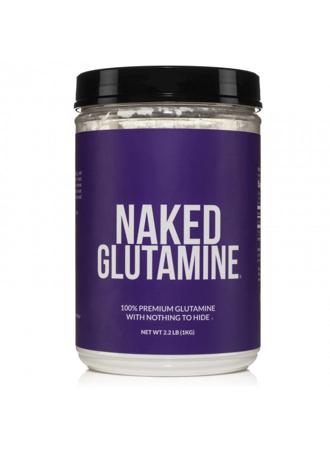 Pure L-Glutamine Made in The USA - 200 Servings - 1,000g, 2.2lb Bulk, Vegan, Non-GMO, Gluten and Soy Free. Minimize Muscle Breakdown & Improve Protein Synthesis. Nothing Artificial