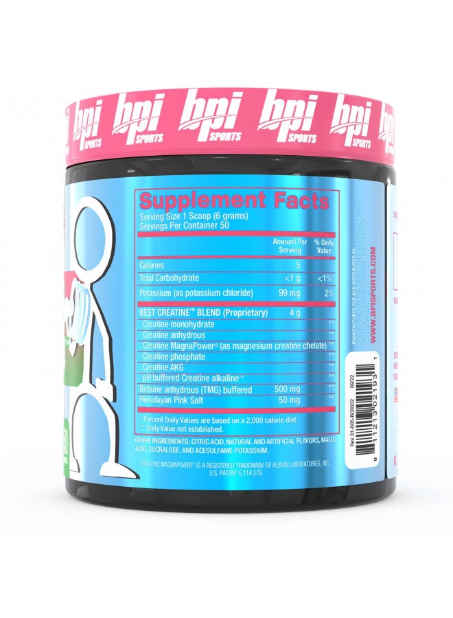 BPI Sports Best Creatine - Includes 6 Advanced Forms of Creatine - Supports Muscle Building and Post-Workout Recovery - Watermelon Cooler, 50 Servings