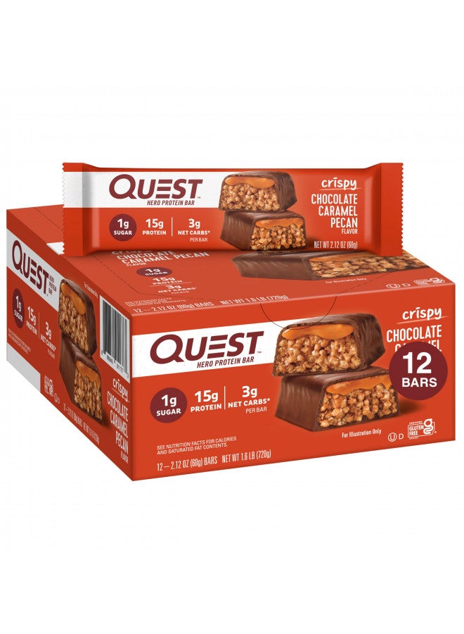 Quest Nutrition Chocolate Caramel Pecan, 12 Count