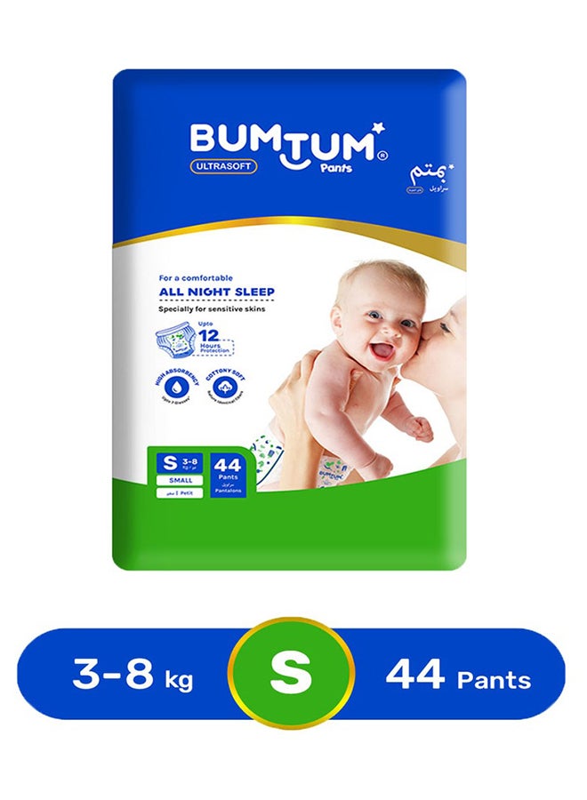 Pack Of 44 Baby Pants Style Diaper, Super Jumbo, Small