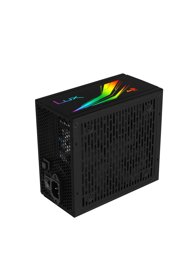 Aerocool LUX RGB 650M power supply unit 650 W Black Mega Bloks 60 classic colored building blocks, including special shapes Perfect for little hands