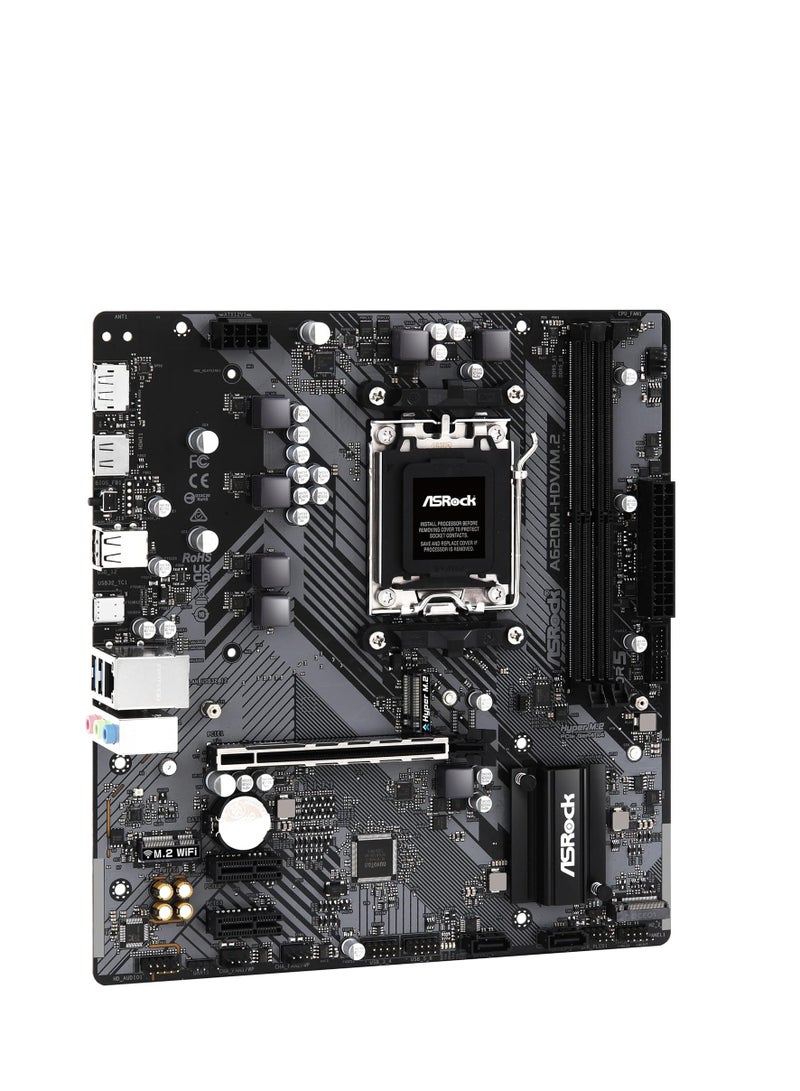 ASRock A620M-HDV/M.2 (AM5 mATX HDMI/DP)