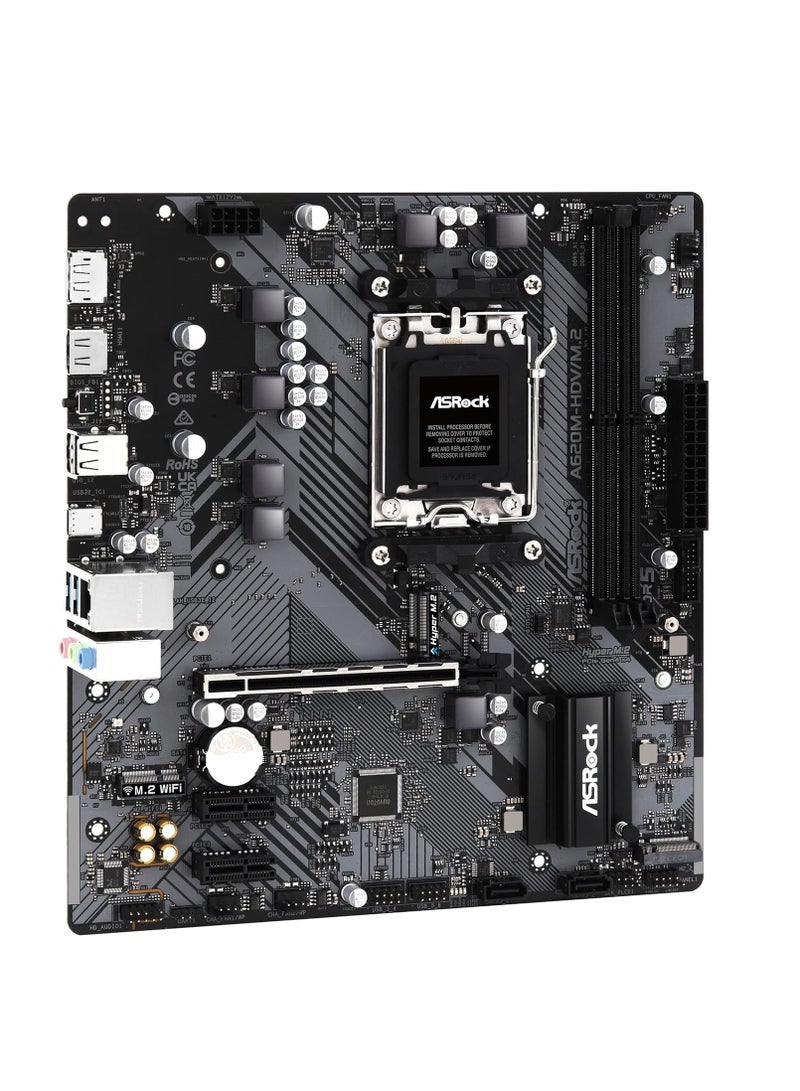 ASRock A620M-HDV/M.2 (AM5 mATX HDMI/DP)