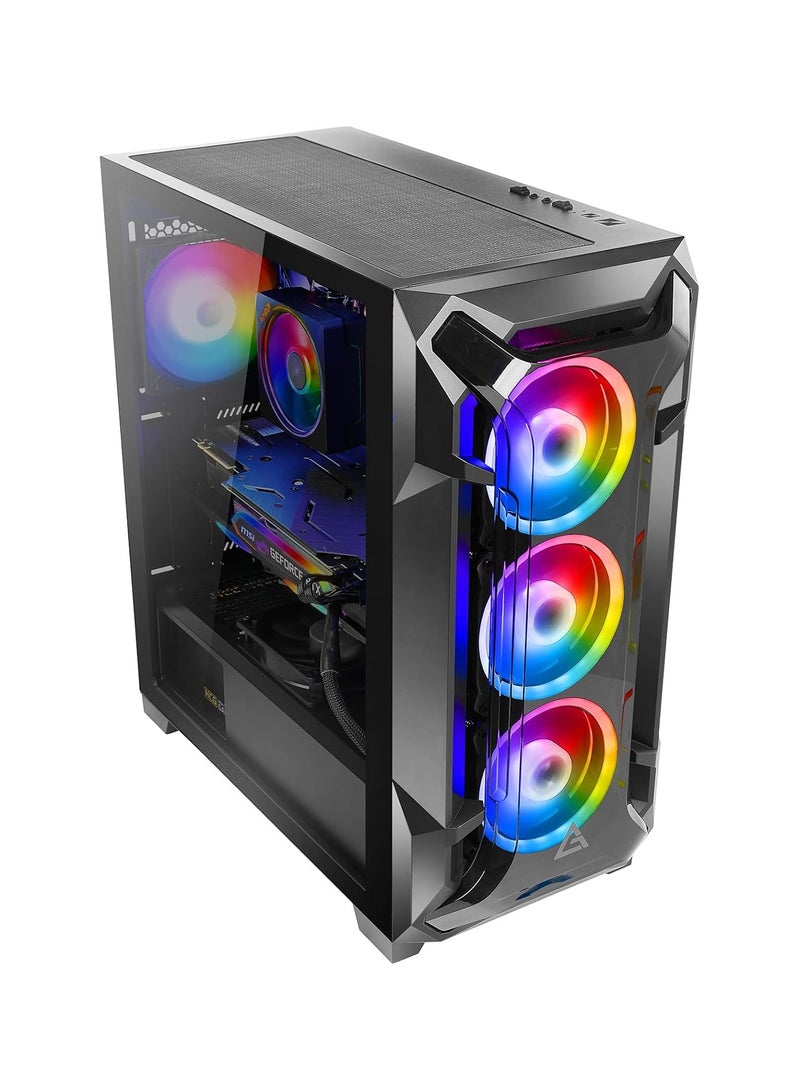 Antec DF600 Flux Mid-tower Gaming Case - Black