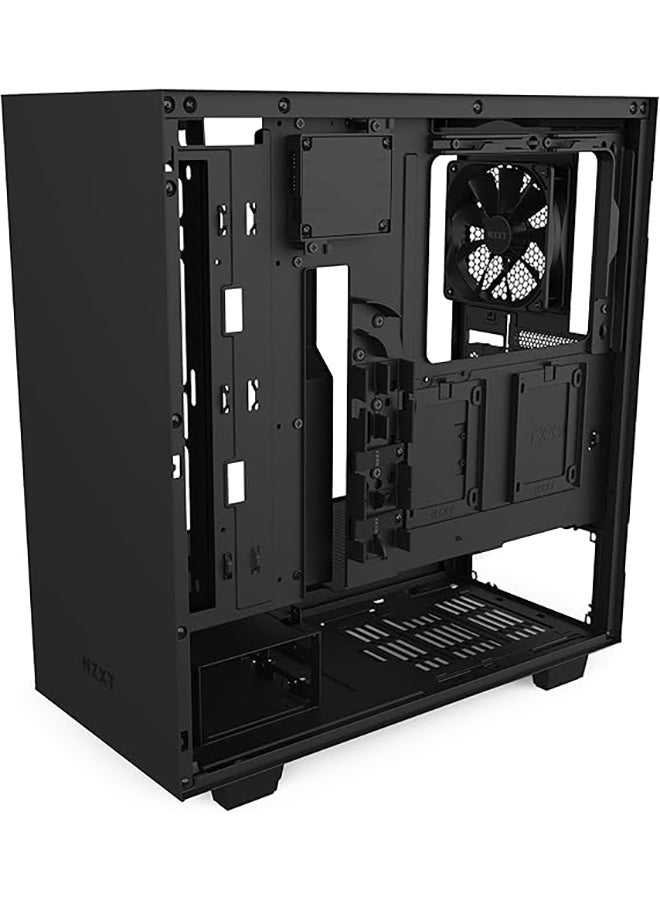 H510i - Compact ATX Mid-Tower PC Gaming Case - Front I/O USB Type-C Port - Vertical GPU Mount - Tempered Glass Side Panel - Integrated RGB Lighting - Water-Cooling Ready