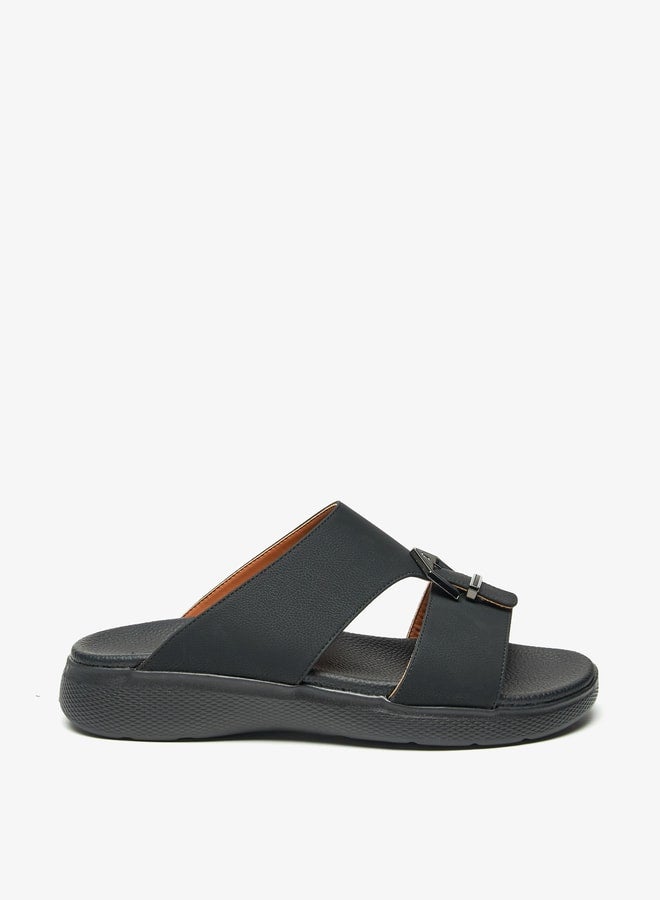 Men Solid Slip-On Sandals