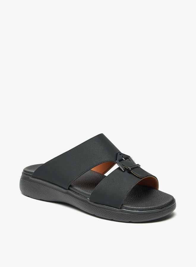 Men Solid Slip-On Sandals