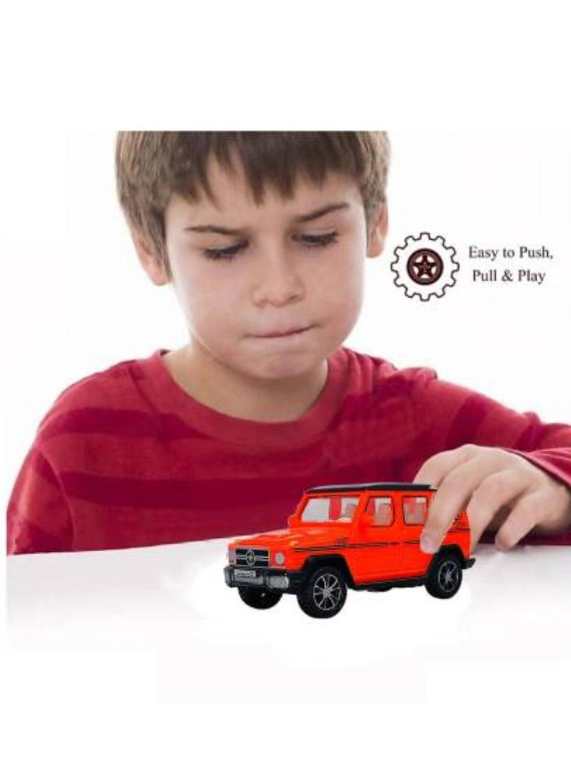 Miniature Mart Set Of 1 Small Size Plastic Made Indian Look Like Replica Car Models Mini SUV With Pull Back & Go | Small Size Toys for Kid| SUV Jeep For Boys | Children Playing Toy Car for Babies