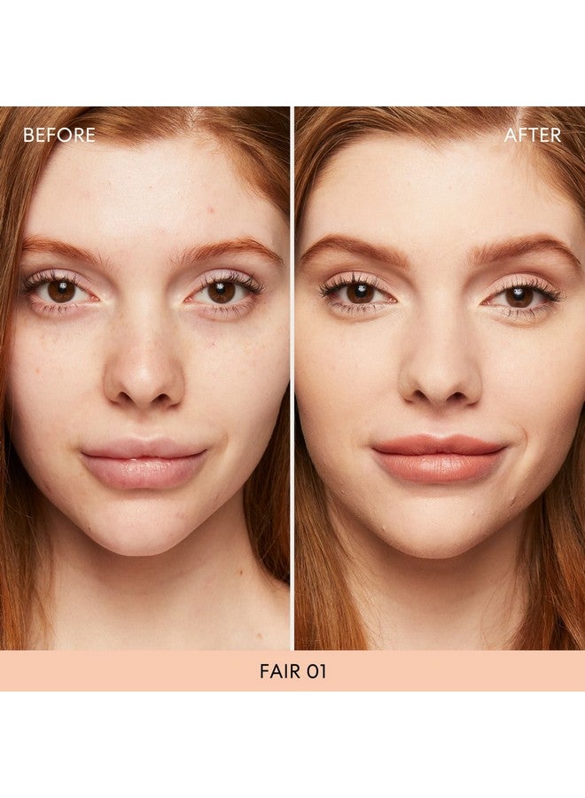 Original Loose Powder Foundation Spf 15, Lightweight Mineral Loose Powder Foundation Makeup, Buildable Coverage, Talc Free, Vegan