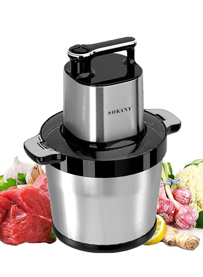 SOKANY SK-7088 Multifunctional Electric Chopper Vegetable Meat Chopper Capacity 8L