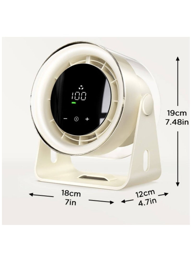 High Speed Circulation Desk Fan With Battery Powered