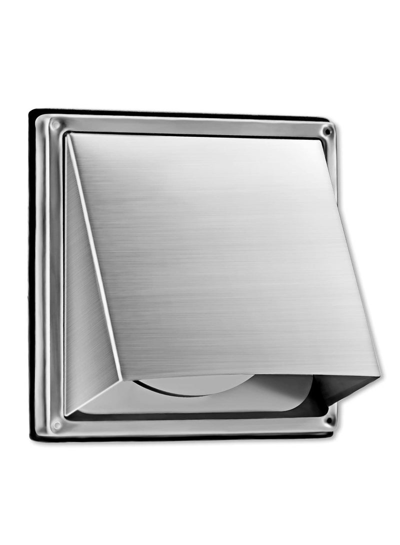 4 Inch Stainless Steel Air Vent Covers, External Walls Extractor Fan Exhaust Outlet Vent Cover