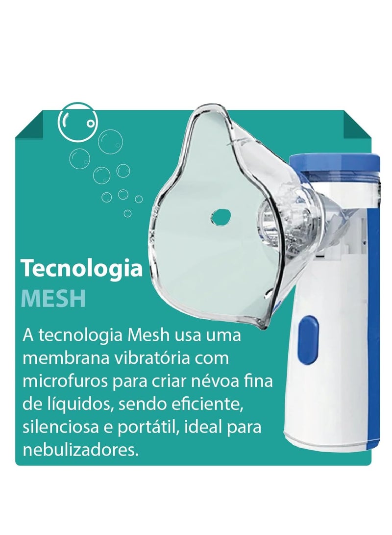 Ergonomic Mesh Nebulizer for Children and Adults