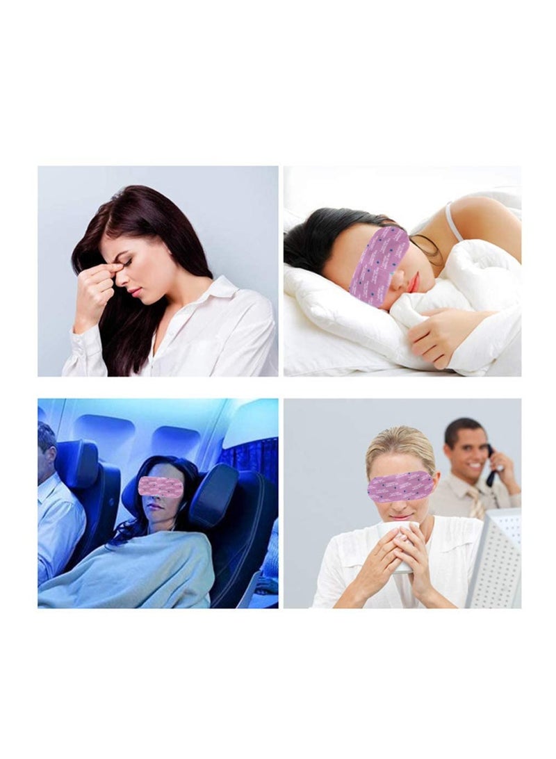 Heating Steam Eye Mask, Warming Eye Mask for Sleeping, Disposable Self Heating Hot Compress Steam Eye Mask, Soothe Dry Eye, Dark Circle Removal, Fatigue Relief Relax Sleep Eye Patch (7pcs Lavender)