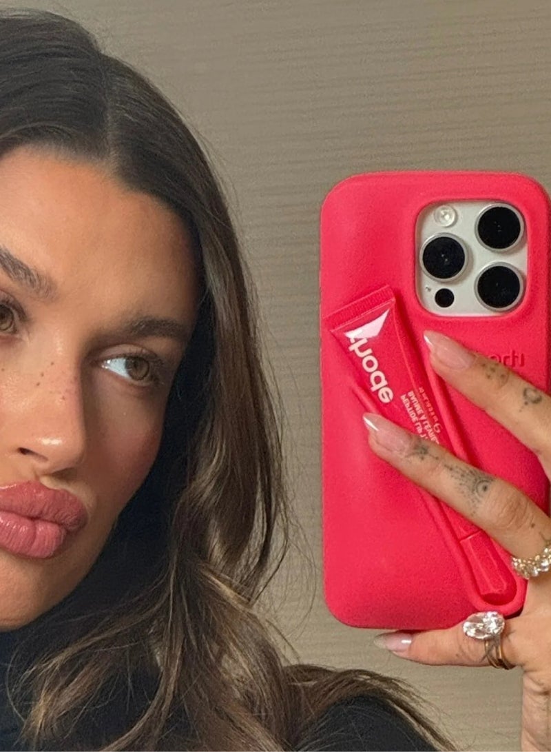 Peptide Lip Tint (Guava Spritz) + Summer Lip Case Case for iPhone 14 Pro (Guava Spritz) - Limited Edition