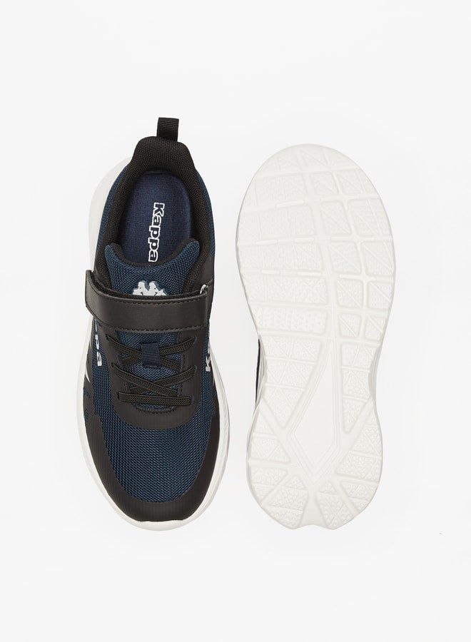 Boys' Mesh Sports Shoes with Hook and Loop Closure