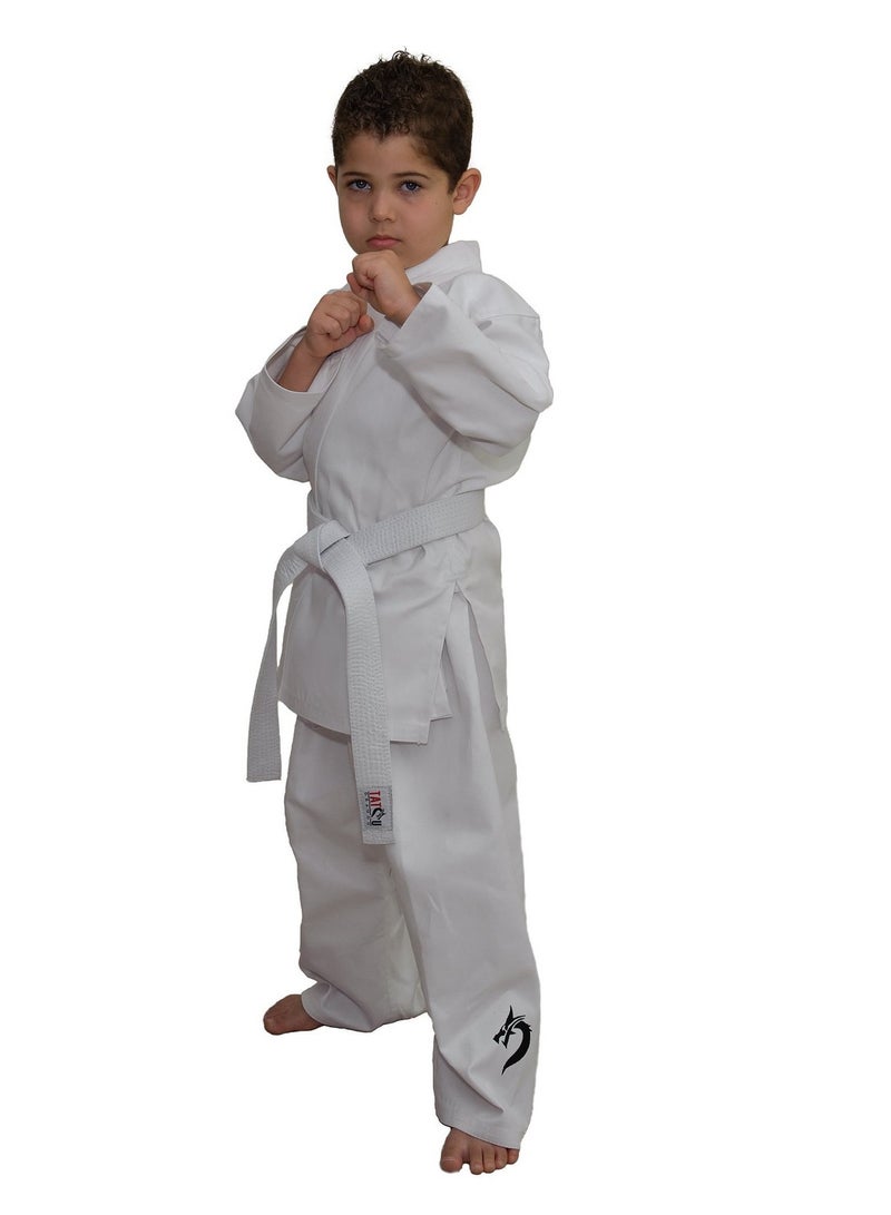 TATSU KARATE UNIFORM BLK DRAGON 5-180