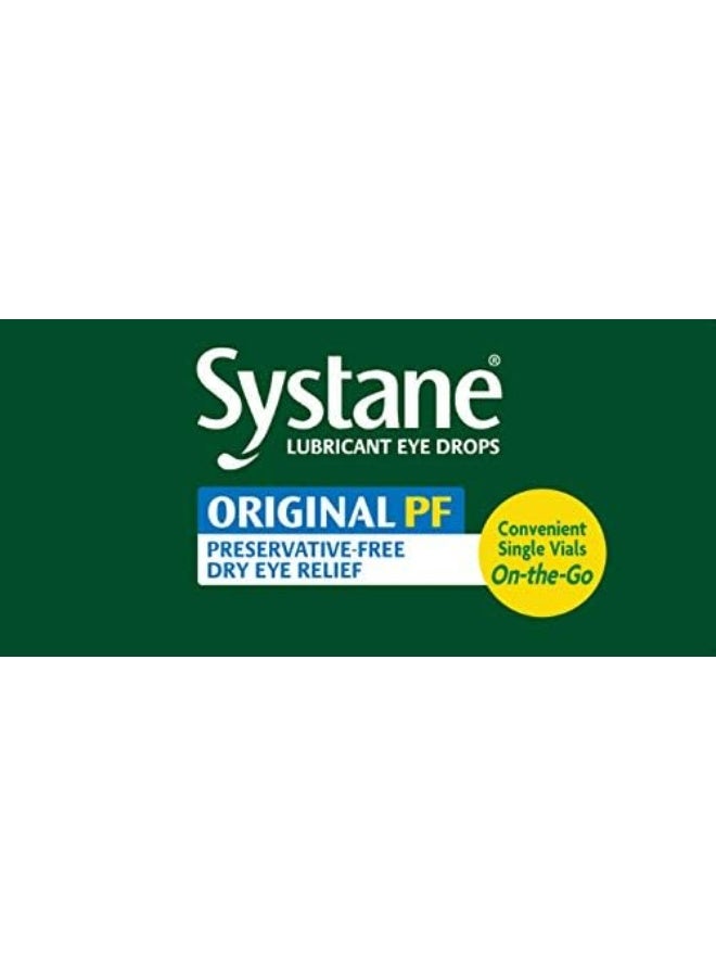 Systane Long Lasting Lubricant Eye Drops Vials Eye Drops, 30 Count (Pack of 1)