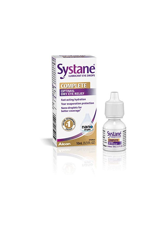 Systane Complete Lubricant Eye Drops, 10 ml