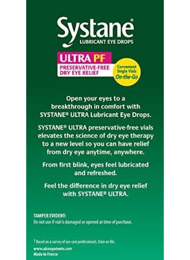 Systane Ultra Lubricant Eye Drops, 60 Count (Pack of 1), (Packaging may vary)