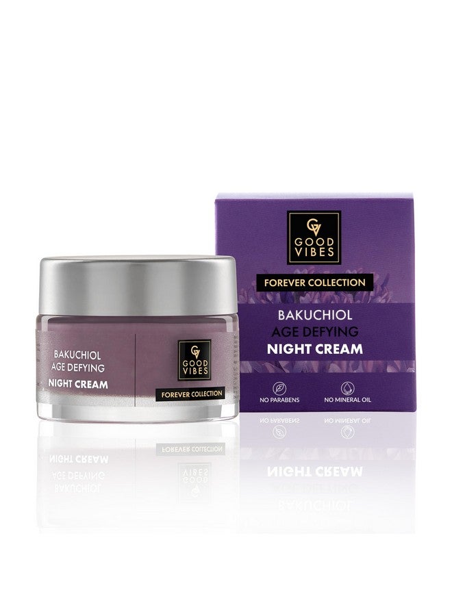 Bakuchiol Age Defying Night Cream Natural Retinol Antiageing (45 G)