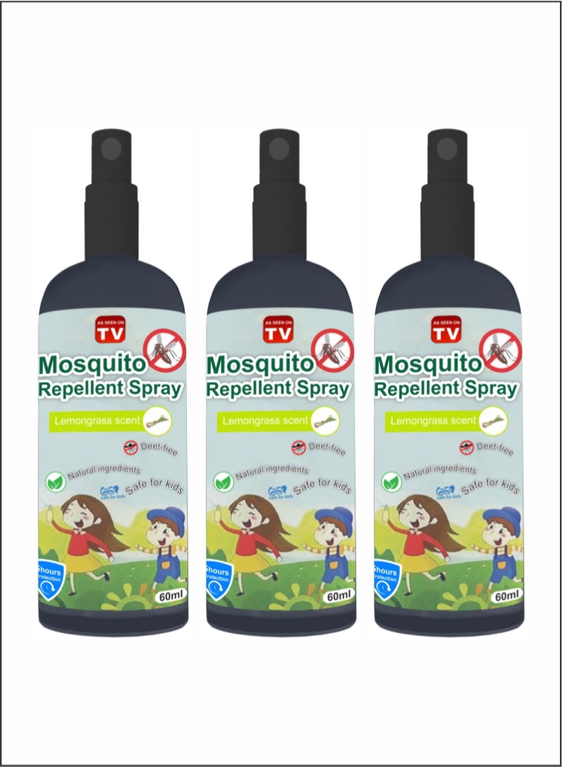 DEET-Free Mosquito Repellent for Children 3 PCS