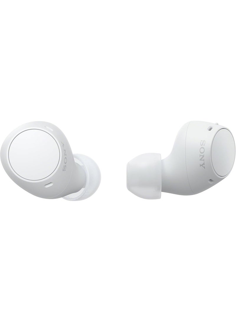 WF-C510 Truly Wireless Earbuds, 22 hours battery life, Clearer hands-free calling, Multipoint Connection, Ambient Sound Mode, IPX4 Water Resistance White