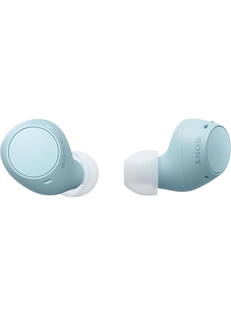 WF-C510 Truly Wireless Earbuds, 22 hours battery life, Clearer hands-free calling, Multipoint Connection, Ambient Sound Mode, IPX4 Water Resistance Blue