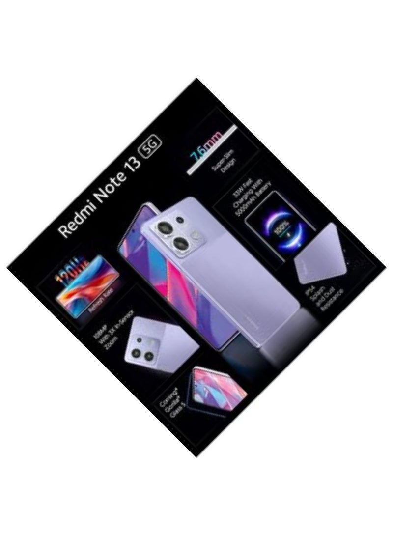 Redmi Note 13 Dual SIM Chromatic Purple 8GB RAM 256GB 5G - Indian Version