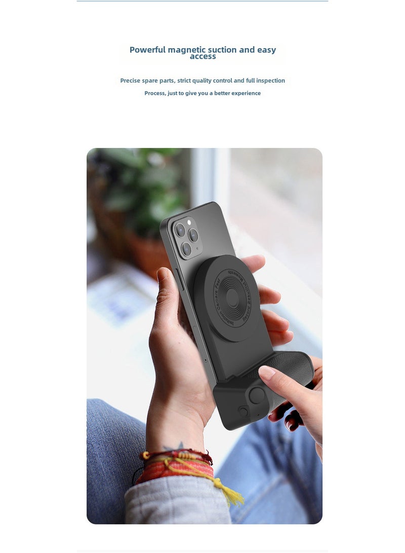 Bluetooth magnetic camera holder