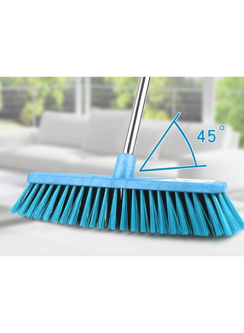 Floor Scrub Brush With Long Handle Heavy Duty Deck Scrubber Boat Scrub Brush Stiff Outdoor