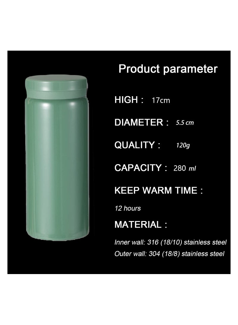 Vacuum Insulated Flask for Hot and Cold Drink, Keep 12H Hot and 6H Cold