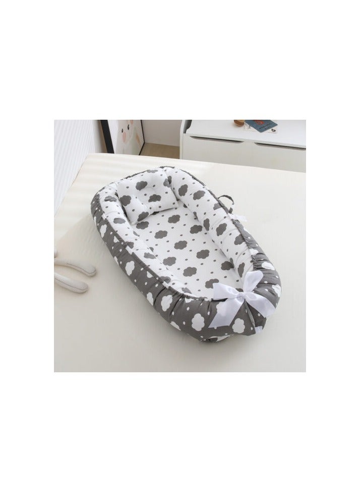 Baby Nest 100% Organic Breathable Portable Crib Bed Cot, sleeping pod