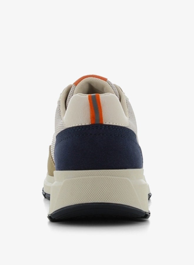 Men's Colourblock Lace-Up Sneakers