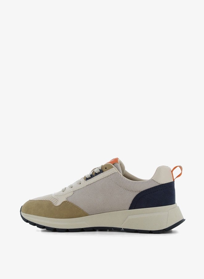 Men's Colourblock Lace-Up Sneakers