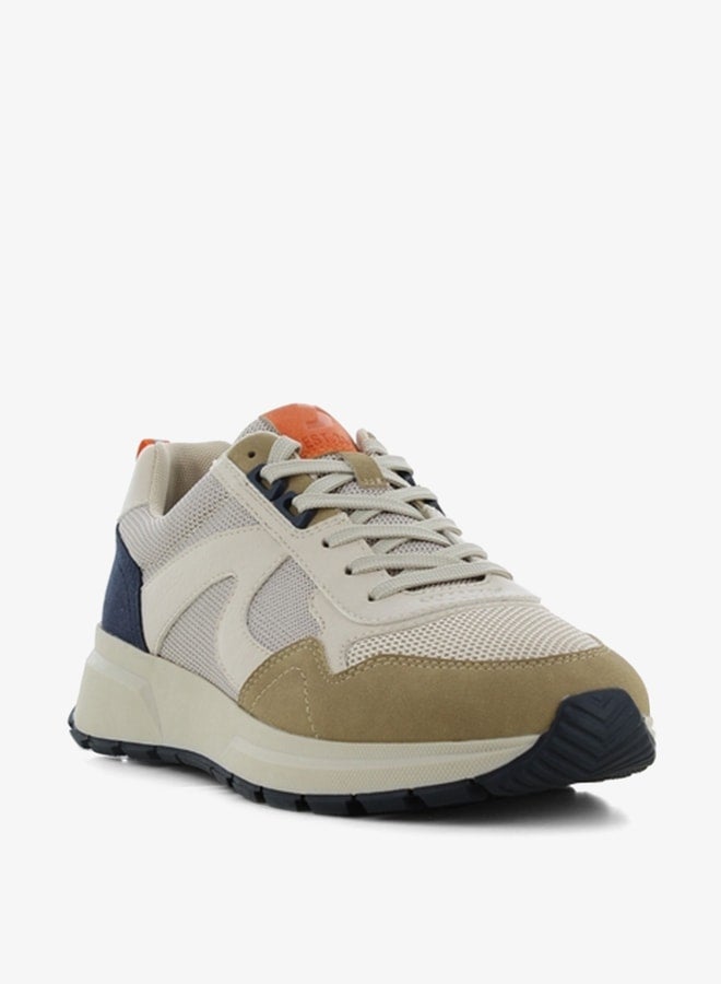 Men's Colourblock Lace-Up Sneakers