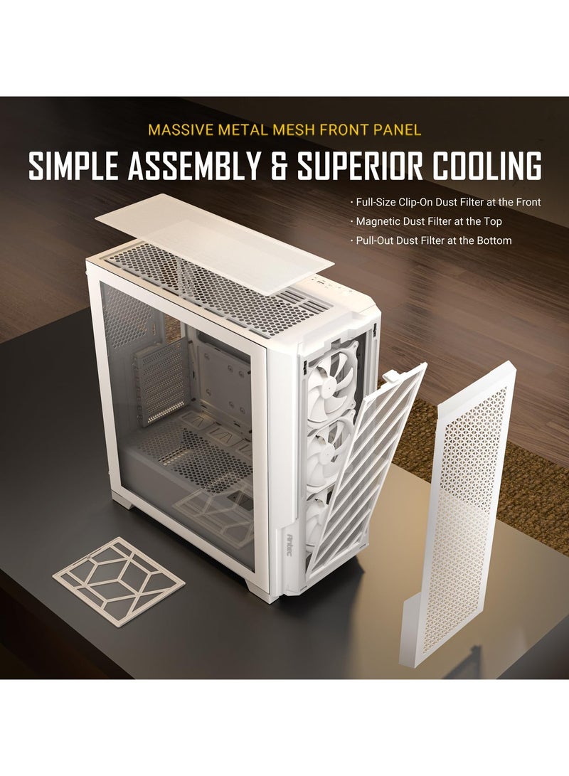 Antec Performance Series P20C White,E-ATX, ATX, Micro-ATX, ITX,Mid Tower Gaming Case