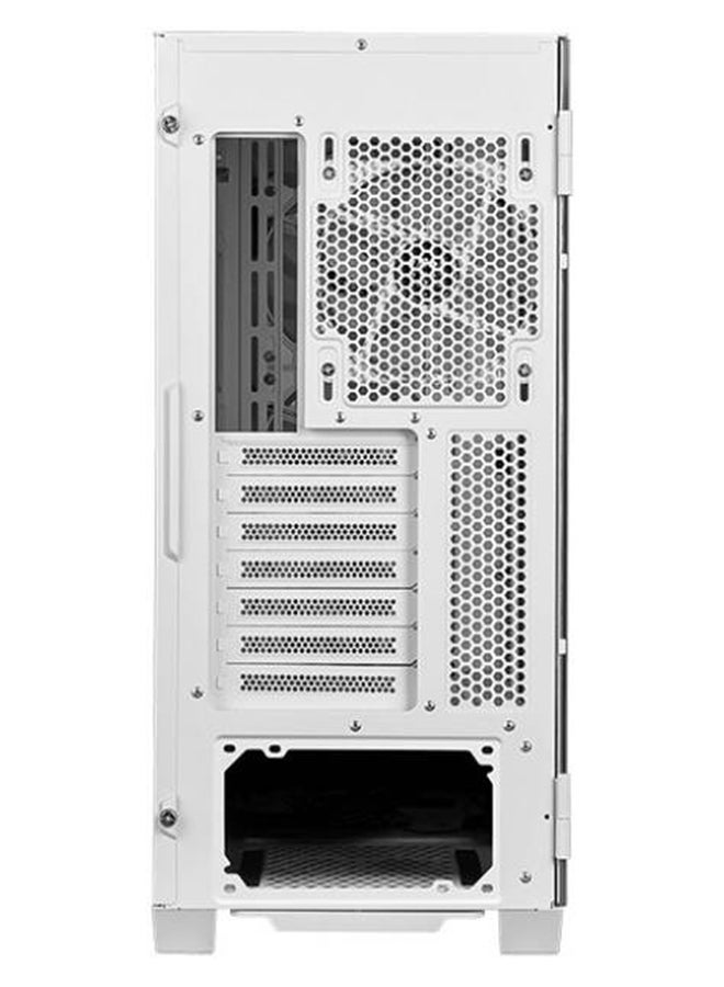 MPG VELOX 100R Mid-Tower ATX Gaming PC Case, Tempered Glass Front Panel, 4x 120mm ARGB Fans, Support Up to 360mm Radiator, Vertical GPU Mount, Optimized Airflow, Type-C, 306-7G18W22-809 White
