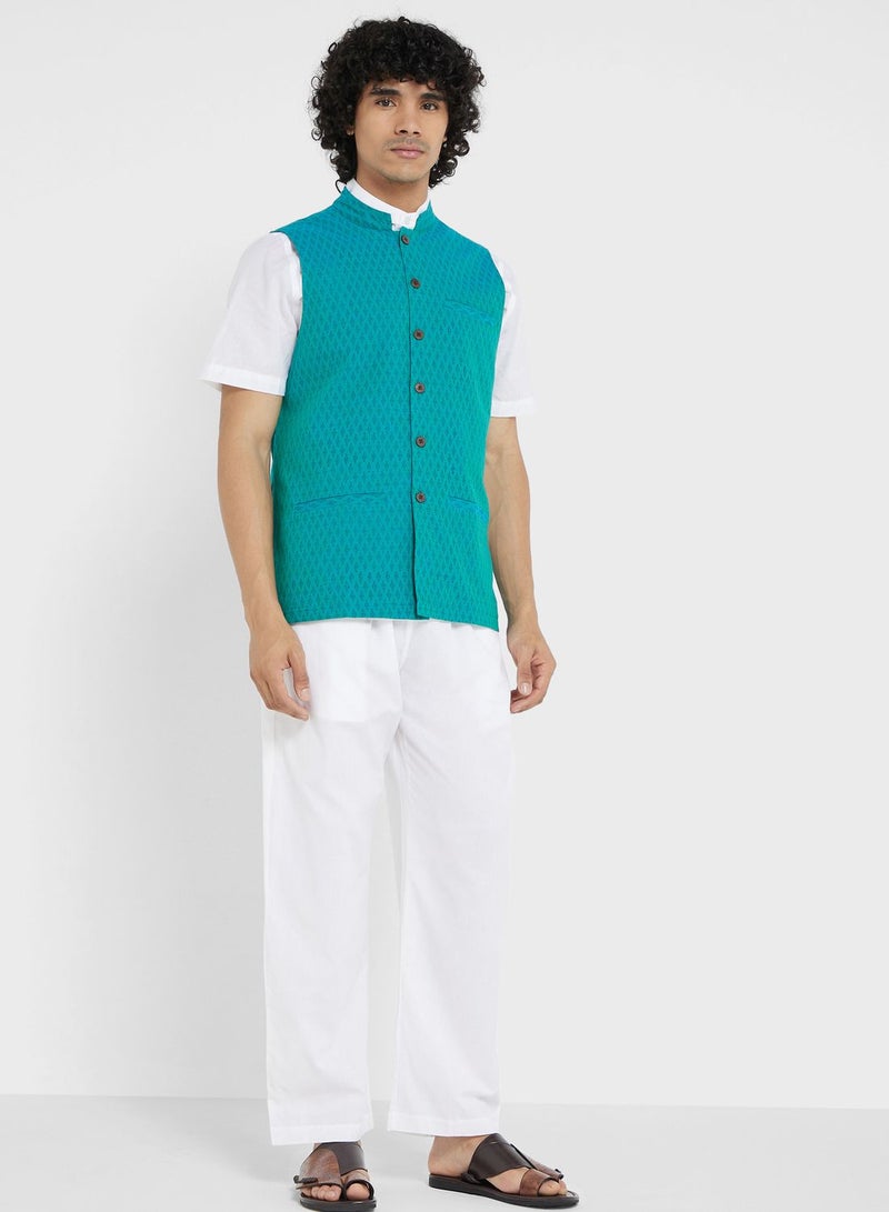 Printed Nehru Jacket