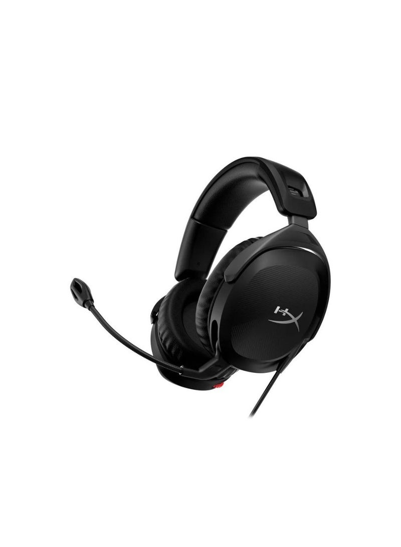 Cloud Stinger 2 Gaming Headset for PC/PS4 | Signature Comfort with DTS X Headphone Spatial Audio & Noise-Cancelling Condenser Microphone- Black