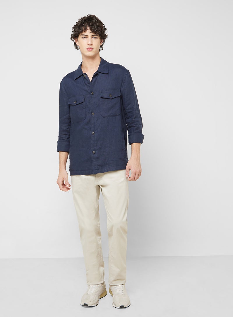 Casual Pocket Overshirt