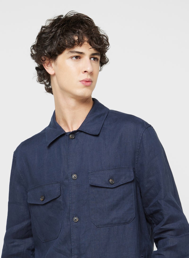 Casual Pocket Overshirt