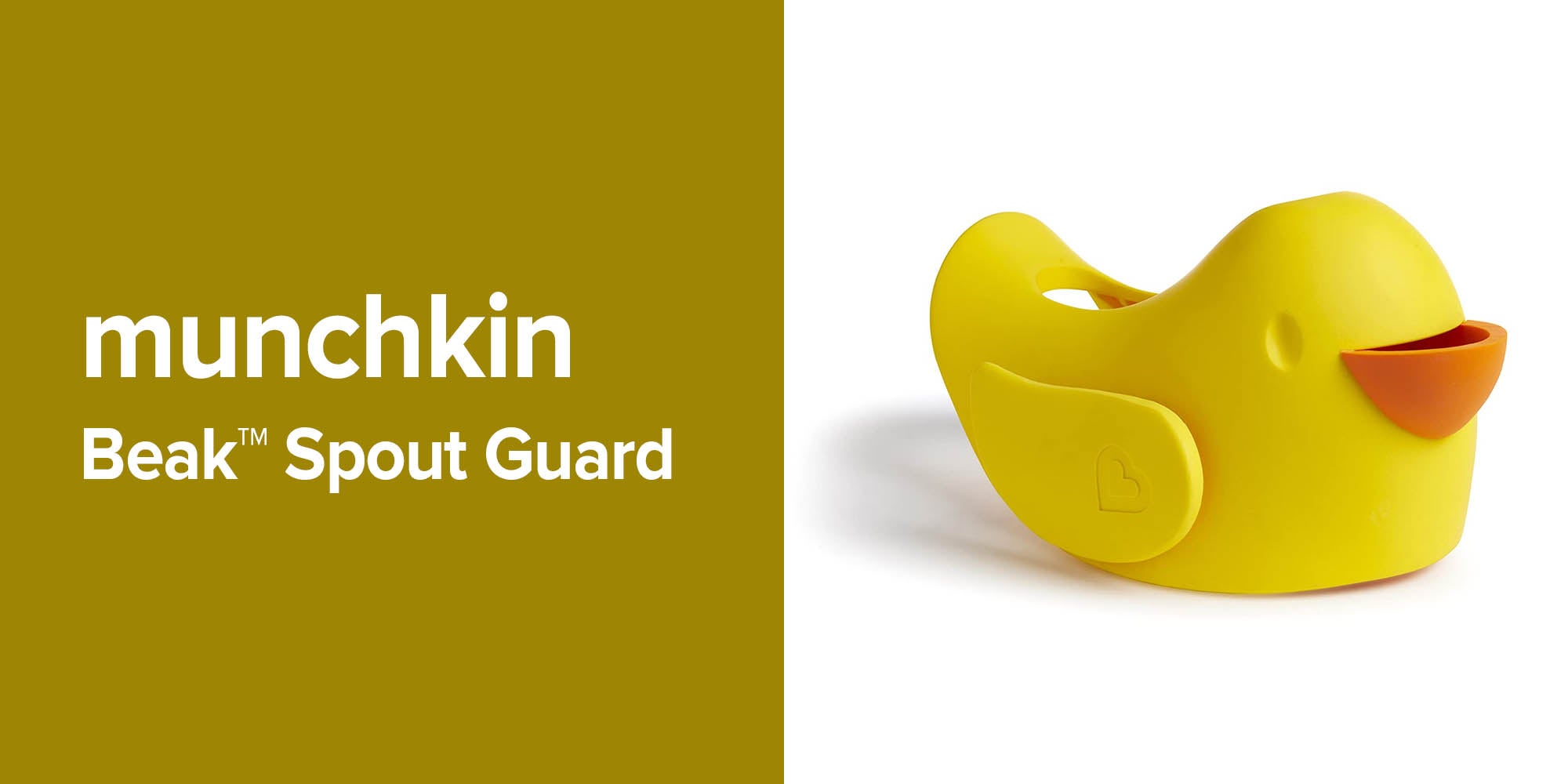 Beak Tub Spout Guard - Yellow/Orange
