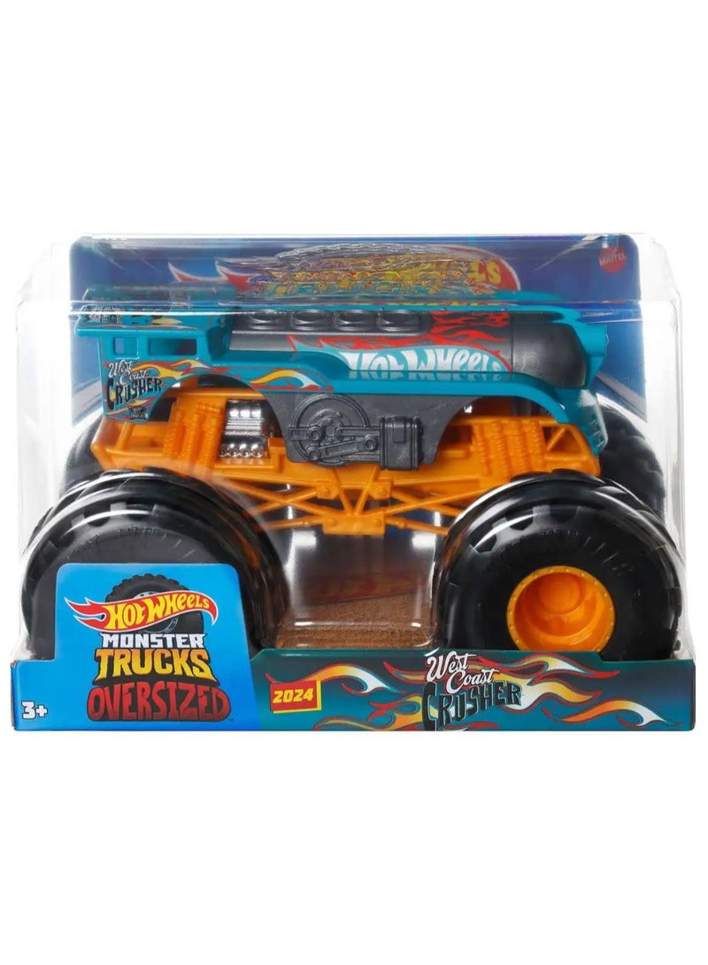 Monster Trucks Oversized West Coast Crusher Diecast Car