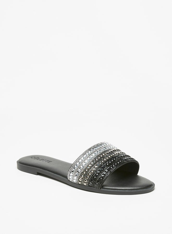 WomenS Embellished SlipOn Flat Sandals  Ramadan Collection