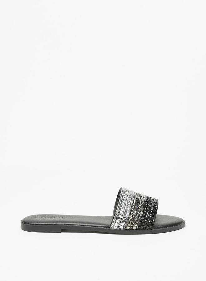 WomenS Embellished SlipOn Flat Sandals  Ramadan Collection