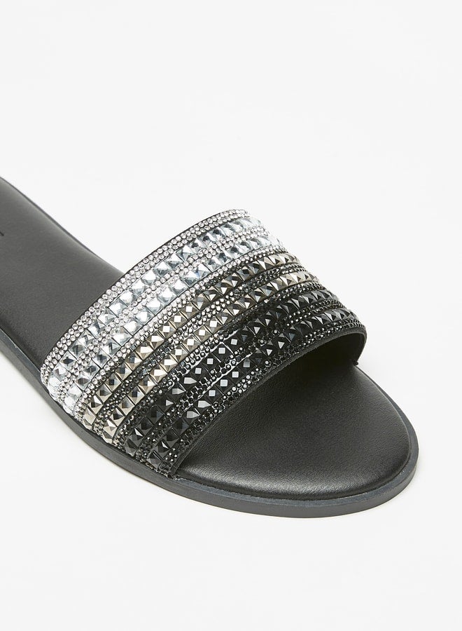 WomenS Embellished SlipOn Flat Sandals  Ramadan Collection